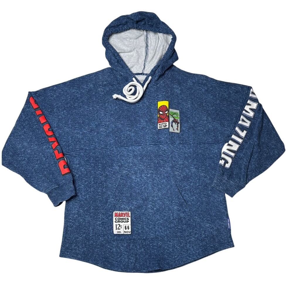 Marvel Disney Spider-Man 60th Anniversary Spirit Jersey Hoodie Small